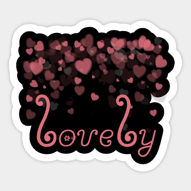 lovely Sticker by DELLA73